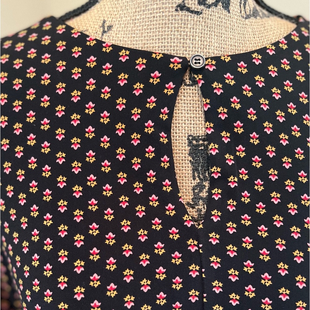 LOFT Long-Sleeve Floral Mini Dress